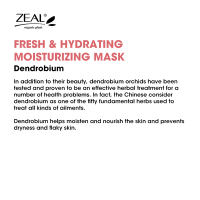 ZEAL Premium Face Mask Skin Care Hydrating & Moisturizing Mask 25ml Amazing Gift Idea For Any Occasion!