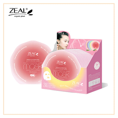ZEAL Premium Face Mask Skin Care Hydrating & Moisturizing Mask 25ml Amazing Gift Idea For Any Occasion!