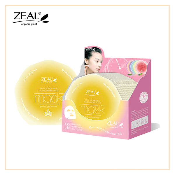 ZEAL Premium Face Mask Skin Care Hydrating & Moisturizing Mask 25ml Amazing Gift Idea For Any Occasion!