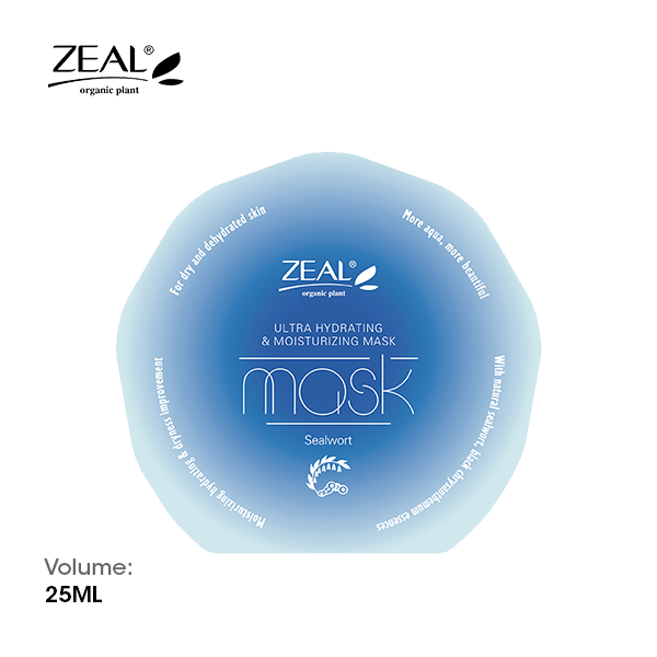ZEAL Premium Face Mask Skin Care Hydrating & Moisturizing Mask 25ml Amazing Gift Idea For Any Occasion!