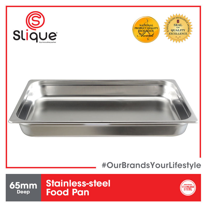 SLIQUE Premium Stainless Steel 1x1 Food Pan 12cm Amazing Gift Idea For Any Occasion!