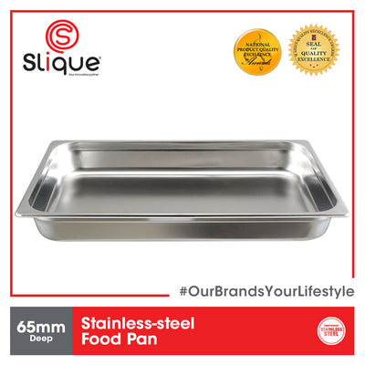 SLIQUE Premium Stainless Steel 1x1 Food Pan 12cm Amazing Gift Idea For Any Occasion!