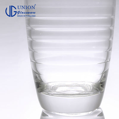 UNION GLASS Thailand Premium Clear Glass Rock Glass Water, Juice, Soda, Liquor Glass 350 ml | 13 oz Set of 6 Amazing Gift Idea For Any Occasion!