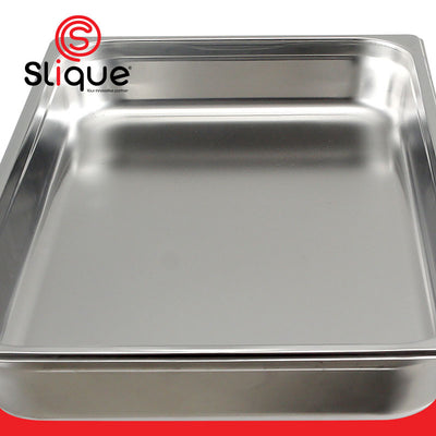 SLIQUE Premium Stainless Steel 1x1 Food Pan 12cm Amazing Gift Idea For Any Occasion!