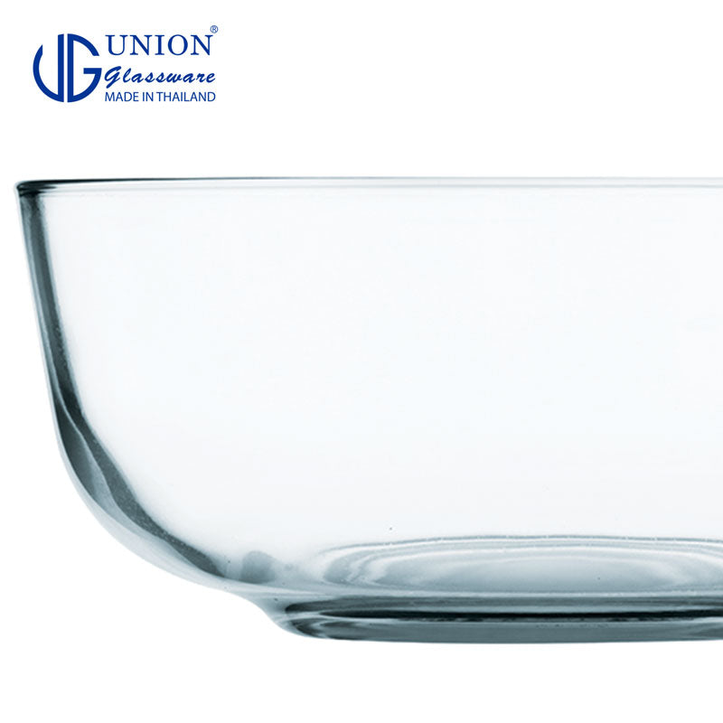 UNION GLASS Thailand Premium Clear Glass Bowl 1320 ml | 7 oz | 7" Set of 6