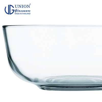 UNION GLASS Thailand Premium Clear Glass Bowl 1320 ml | 7 oz | 7" Set of 6 Amazing Gift Idea For Any Occasion!