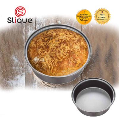 SLIQUE Premium Non-Stick Round Muffin Pan Oven Safe 16.5x16.5x3cm Baking Essentials Amazing Gift Idea For Any Occasion!