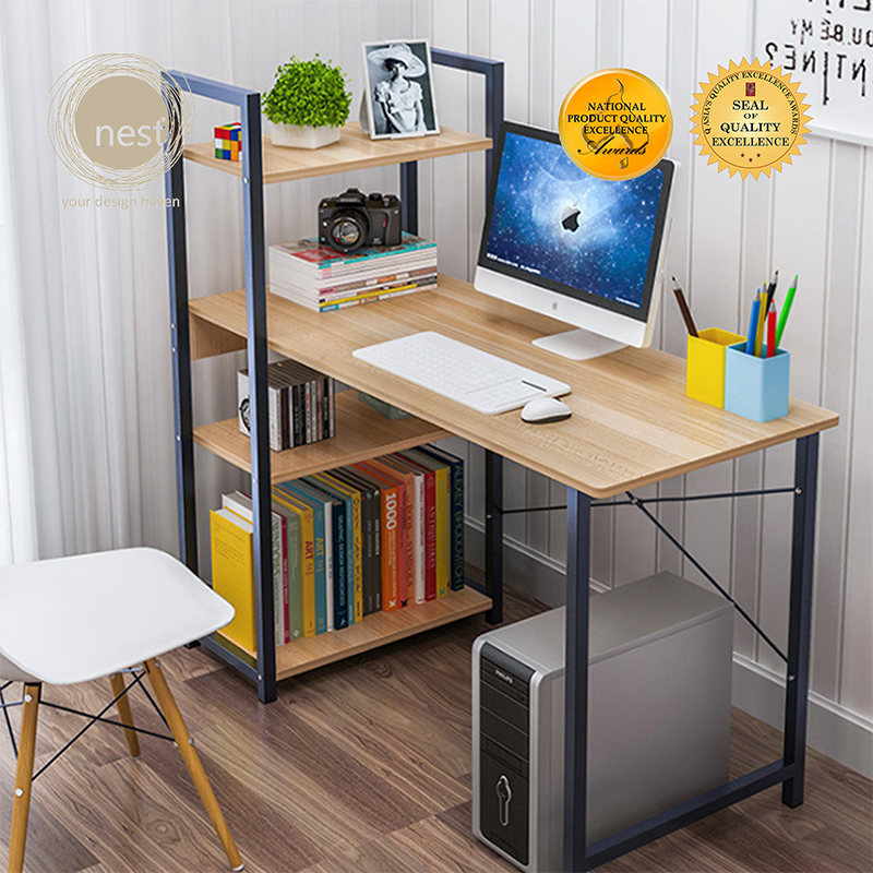 NEST DESIGN LAB Working Desk 120x64x120cm Maple Premium | Heavy duty | Durable | Amazing Gift Idea For Any Occasion!