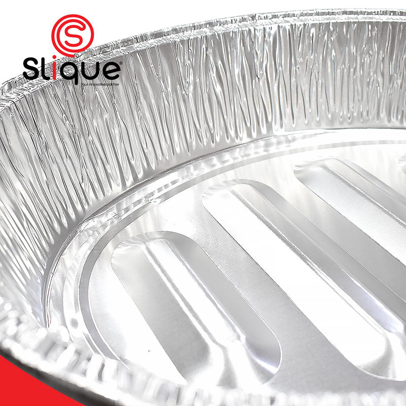 SLIQUE Premium Aluminum Foil Oval Roaster 46.5x35x9.5cm Set of 10 Amazing Gift Idea For Any Occasion!