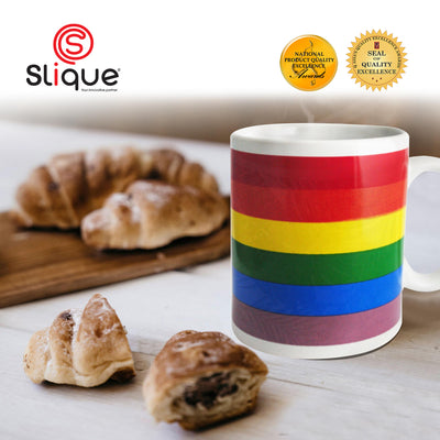SLIQUE Premium Ceramic Mug Limited Edition Design 300ml (LGBTQ)