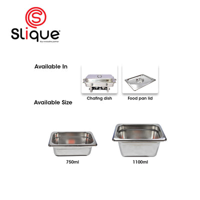 SLIQUE Premium Stainless Steel 1x9 Food Pan 30cm Amazing Gift Idea For Any Occasion!