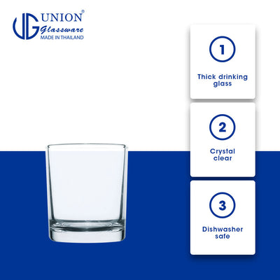 UNION GLASS Thailand Premium Clear Glass Shot Glass 60ml Set of 6 Amazing Gift Idea For Any Occasion!