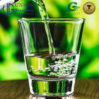UNION GLASS Thailand Premium Clear Glass Rock Glass Water, Juice, Soda, Liquor Glass 235 ml | 10 oz Set of 6 Amazing Gift Idea For Any Occasion!