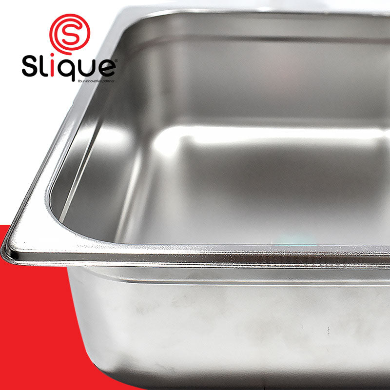 SLIQUE Premium Stainless Steel 1x2 Food Pan 30cm Amazing Gift Idea For Any Occasion!