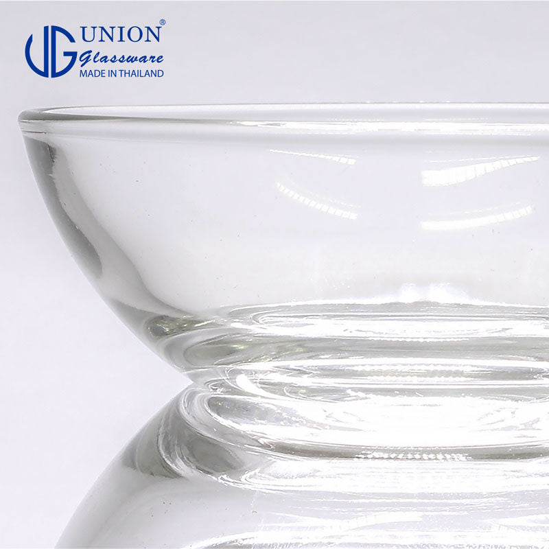 UNION GLASS Thailand Premium Clear Glass Bowl 105 ml | 3.5 oz | 3.5" Set of 6