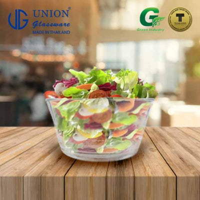 UNION GLASS Thailand Premium Clear Glass Bowl 620ml | 61oz Set of 6 Amazing Gift Idea For Any Occasion!