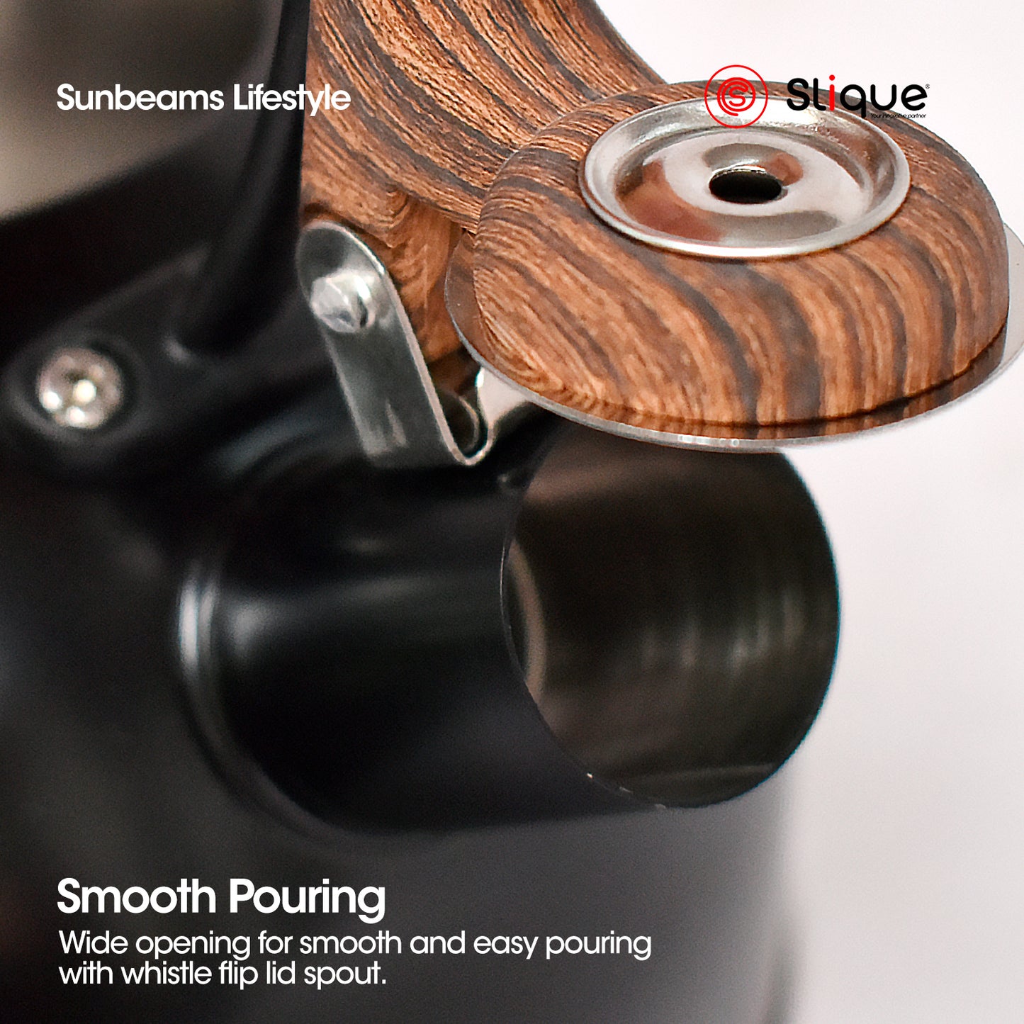 SLIQUE Whisting Kettle 2.5L - Stainless Steel Zen Collection