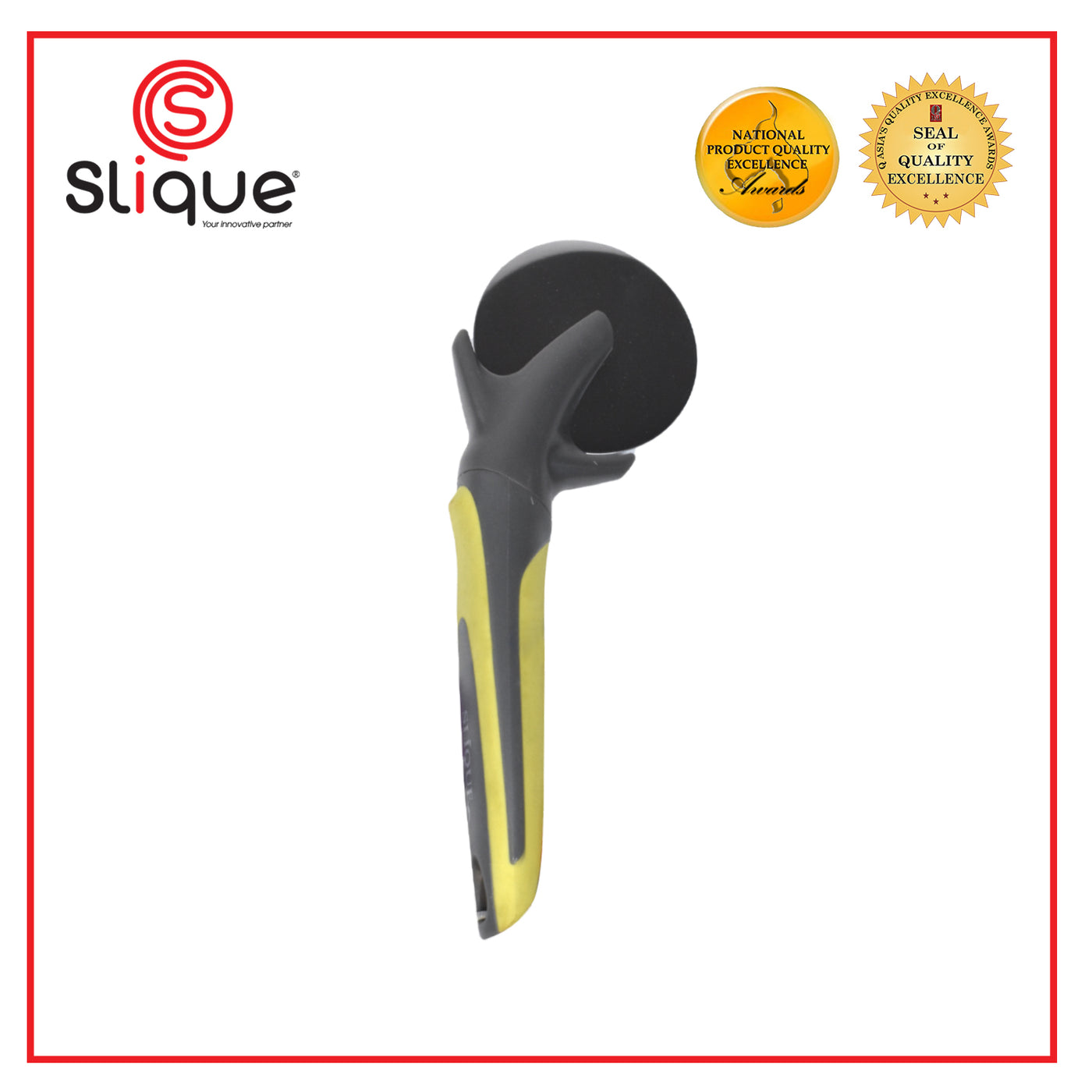 SLIQUE Premium Nylon Pizza Cutter TPR Silicone Handle Kitchen Essentials Amazing Gift Idea For Any Occasion! (Green)