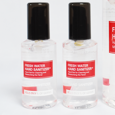 OSH Fresh Water Hand Sanitizer Set 500 mL Pump Bottle &amp; Free 100 mL Bottle