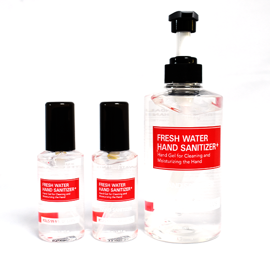 OSH Fresh Water Hand Sanitizer Set 500 mL Pump Bottle &amp; Free 100 mL Bottle