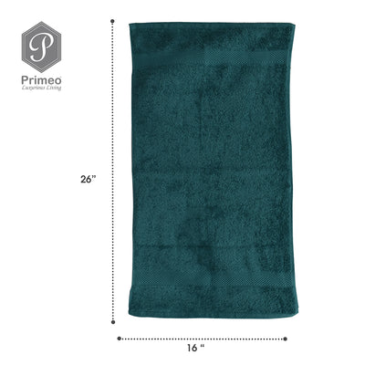 INFINITE by PRIMEO Hand Towel Ring Spun Carded 100% Cotton 500gsm 16x16" Buy One Get One Soft High Absorbent Amazing Gift Idea For Any Occasion!